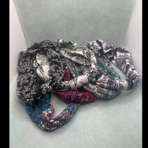Boho Hairbands for Yoga Fitness Athletic Non Slip Elastic Moisture Assorted Hair